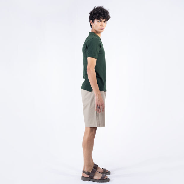Knit Classic Polo Green