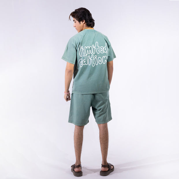 Limited Edition Stone Washed T shirt Green (Unisex)