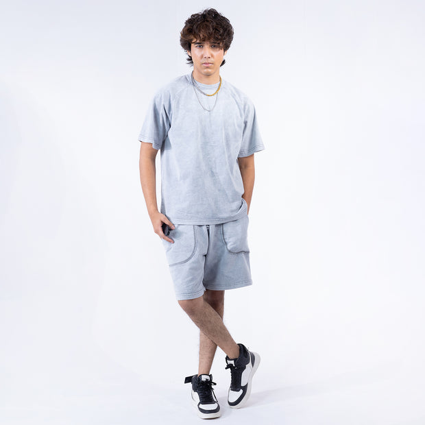 Limited Edition Stone Washed T shirt Grey (Unisex)