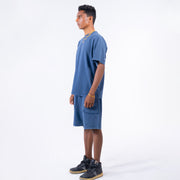 Limited Edition Stone Washed T shirt Navy (Unisex)