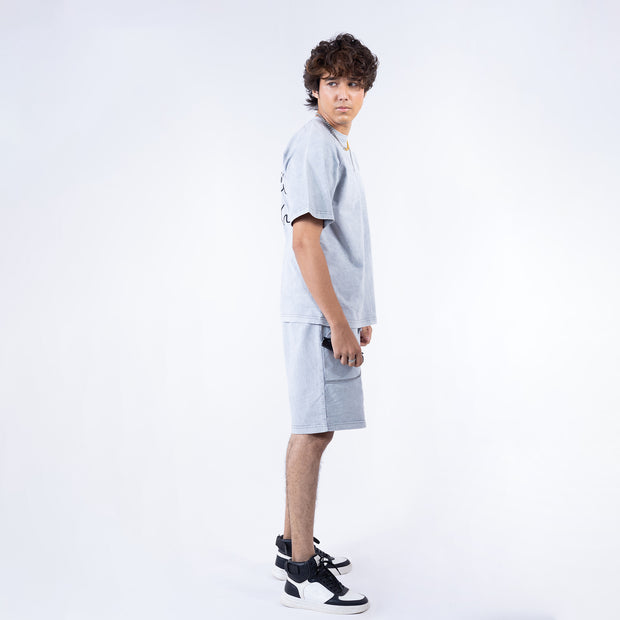 Limited Edition Stone Washed T shirt Grey (Unisex)